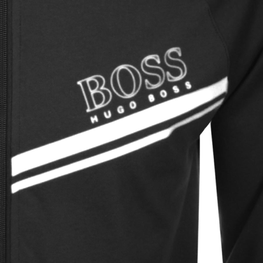 Alternative Image for ProductBOSS Bodywear Lounge Full Zip Sweatshirt Black3